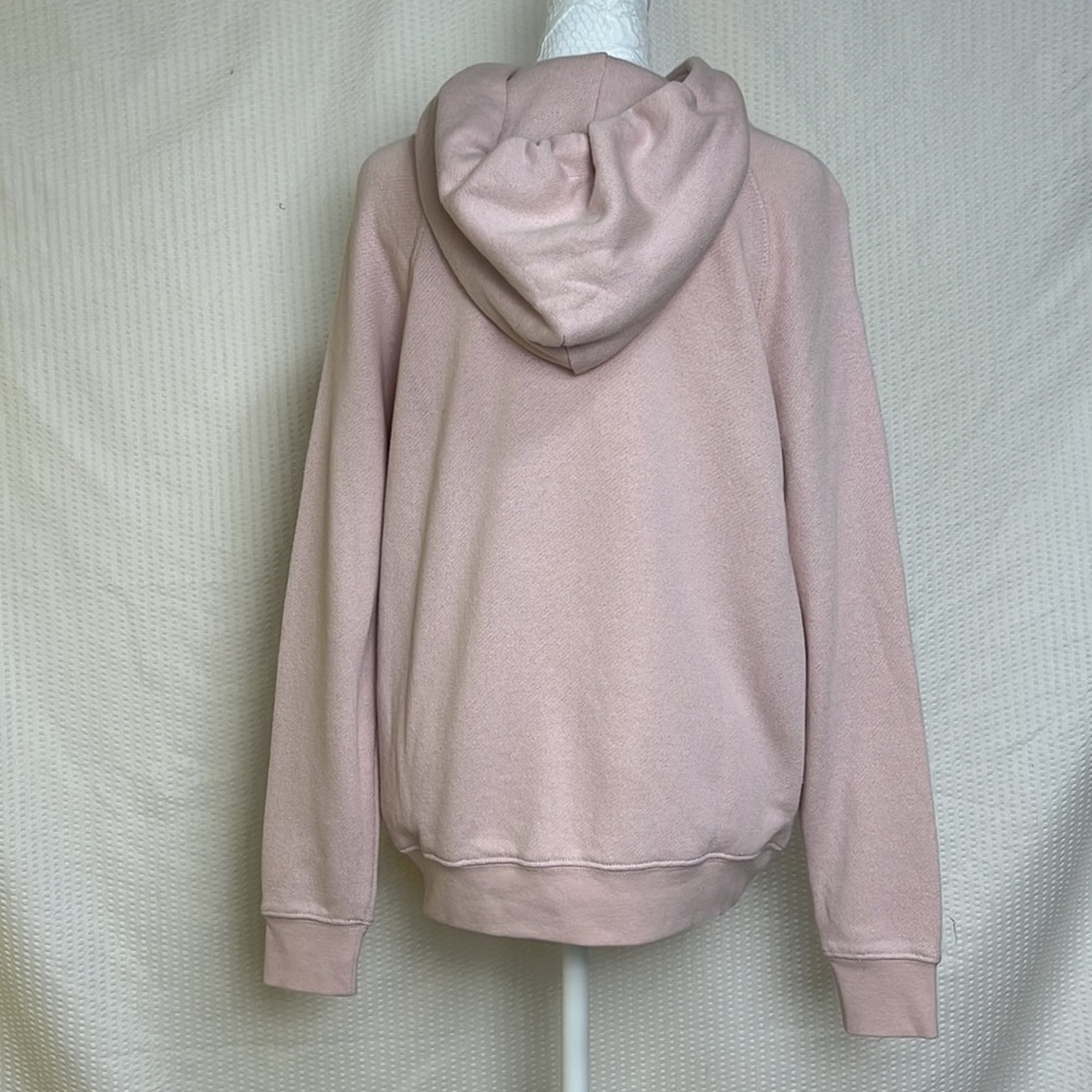 FOR THE REPUBLIC Light Blush Pink Pullover Hoodie Sweatshirt - Size XS, NWT - Picture 2 of 10